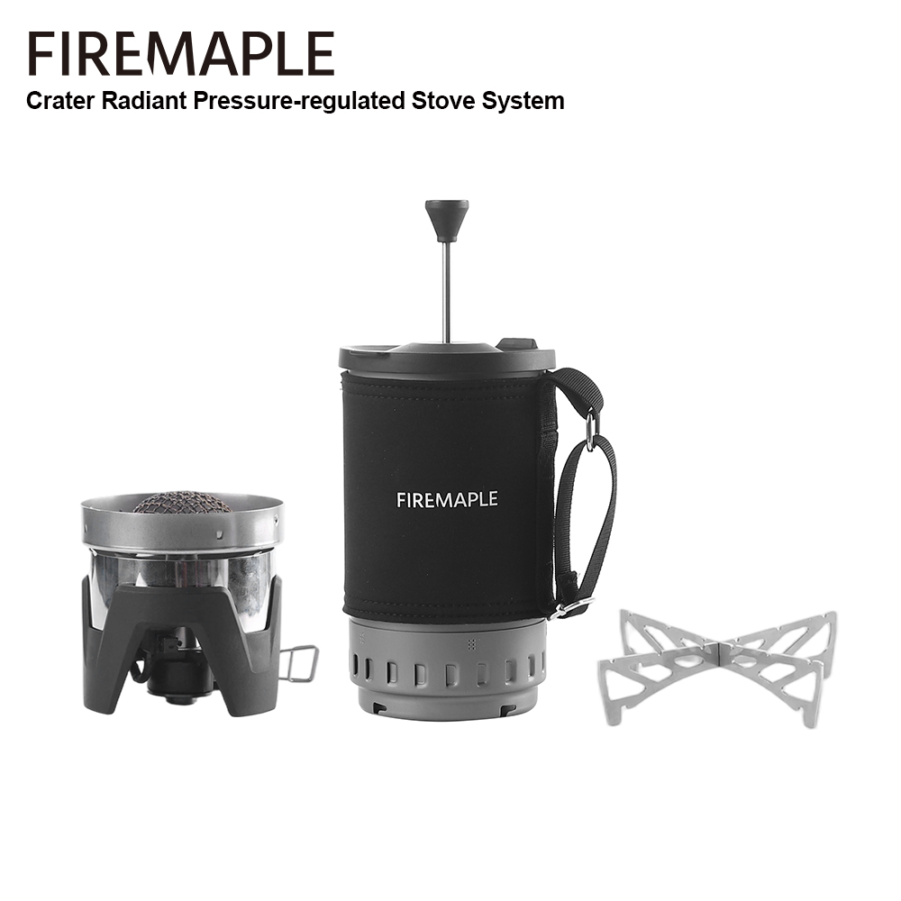 Camping Cooking Tool Set - Fire-Maple Crater Radiant Stove System Electric