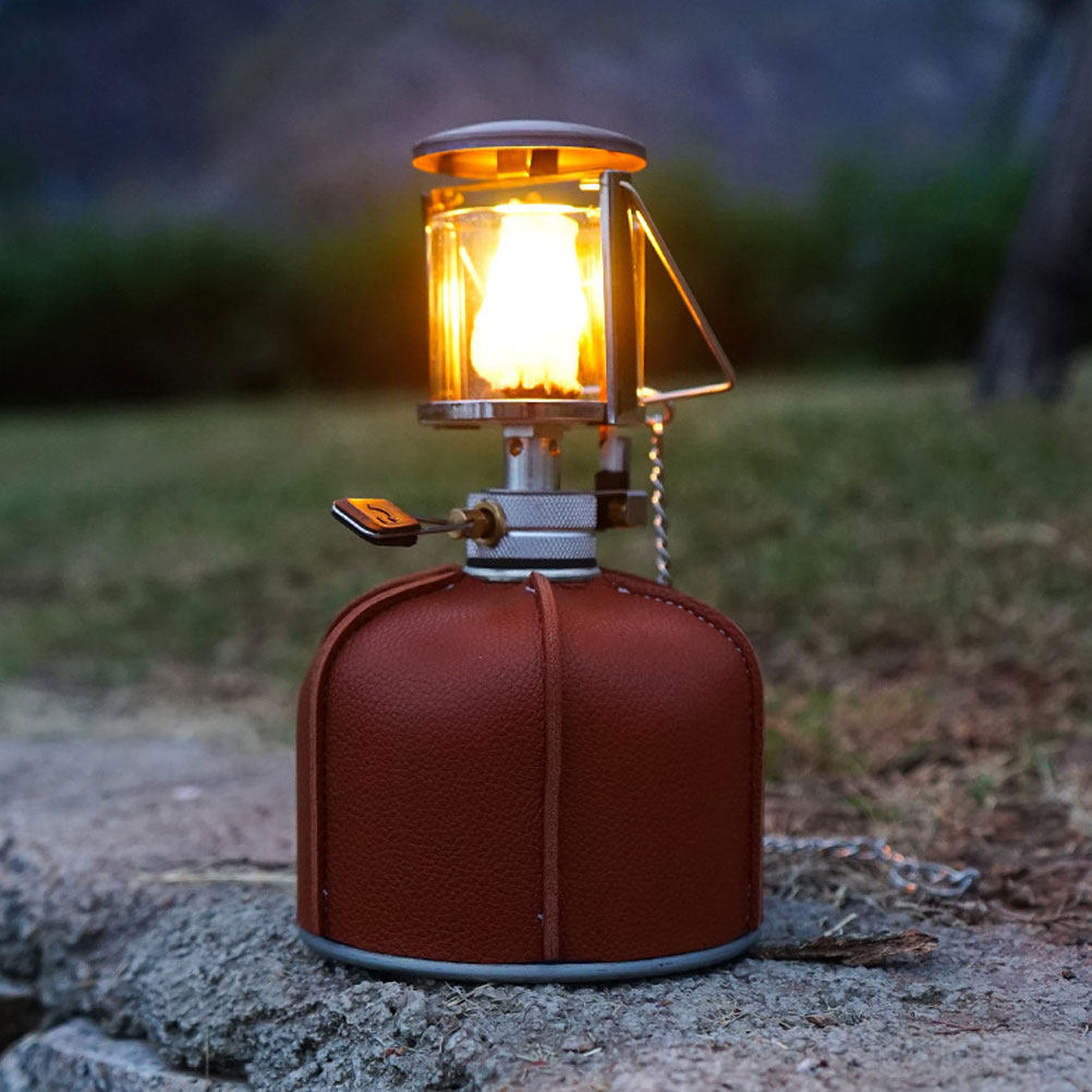 Camping Cooking Materials - 1Pcs Gas Tank Protective Cover Brown
