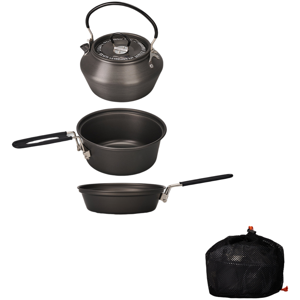 Camping Cooking Set Lightweight - Lightweight Aluminum Alloy Camping Cookware Set