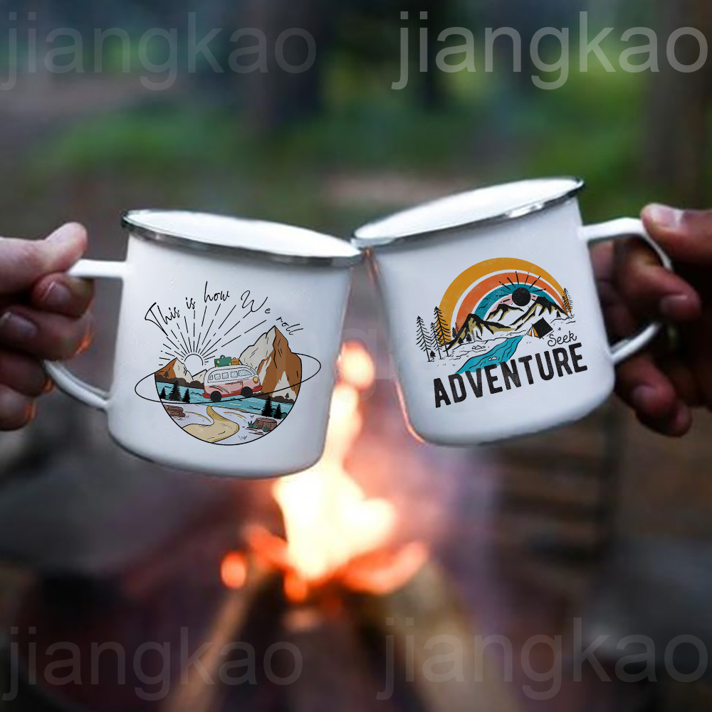 Camping Cooking Mug - This Is How We Roll Printed