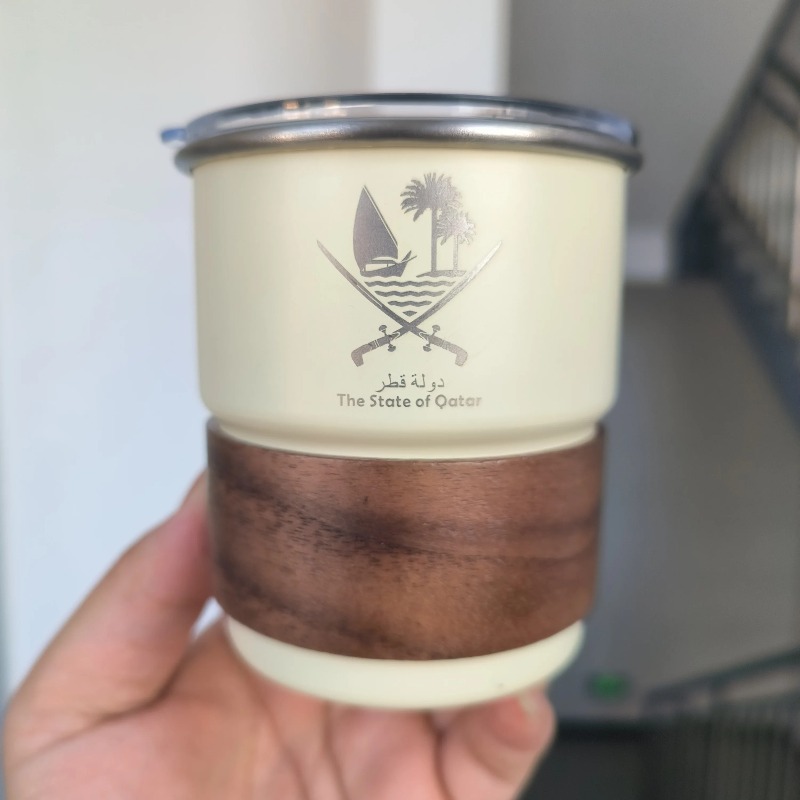 Camping Cooking Mug - 1 pcs The State of Qatar