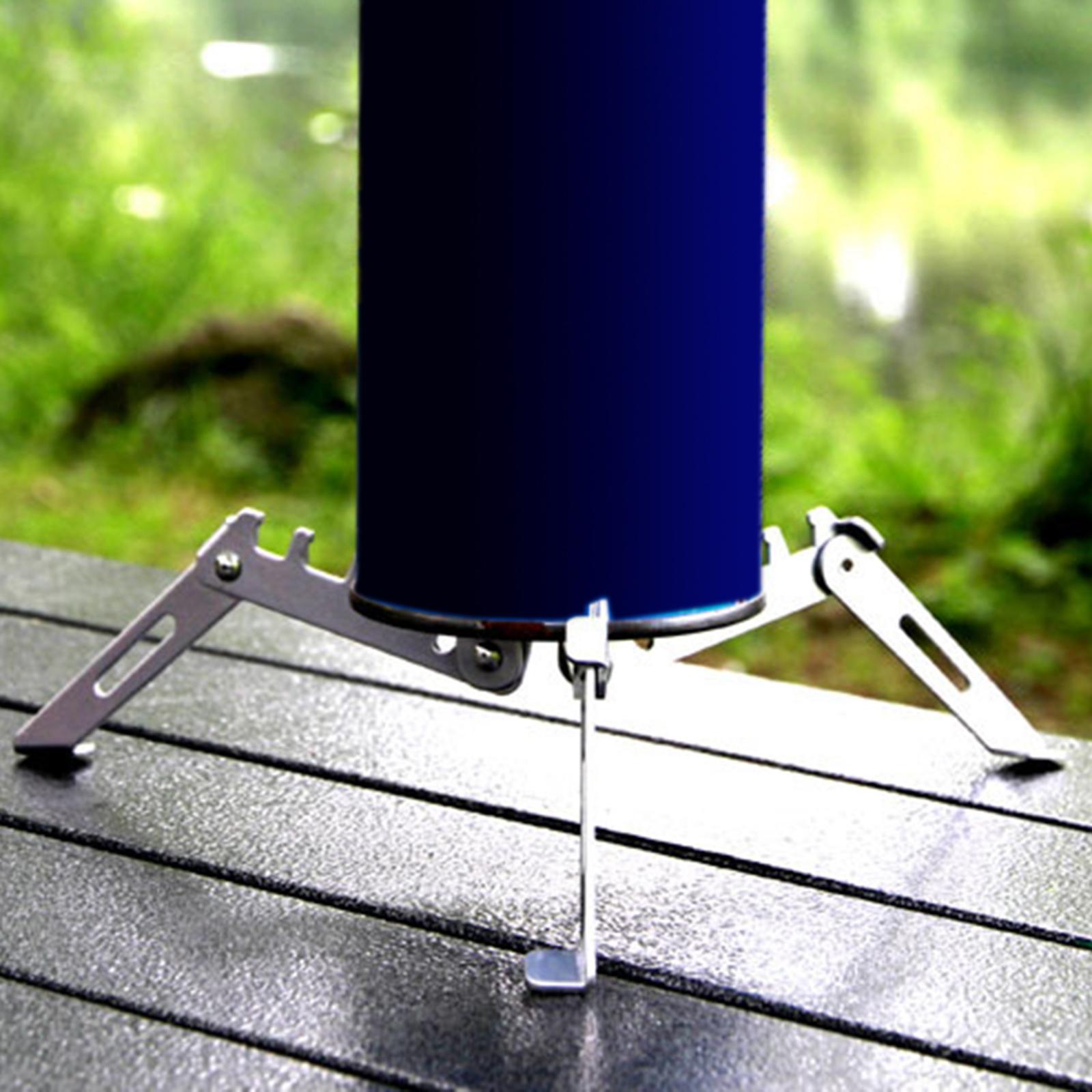 Camping Cooking Canister - Portable Camping Canister Rack Tripod Outdoor