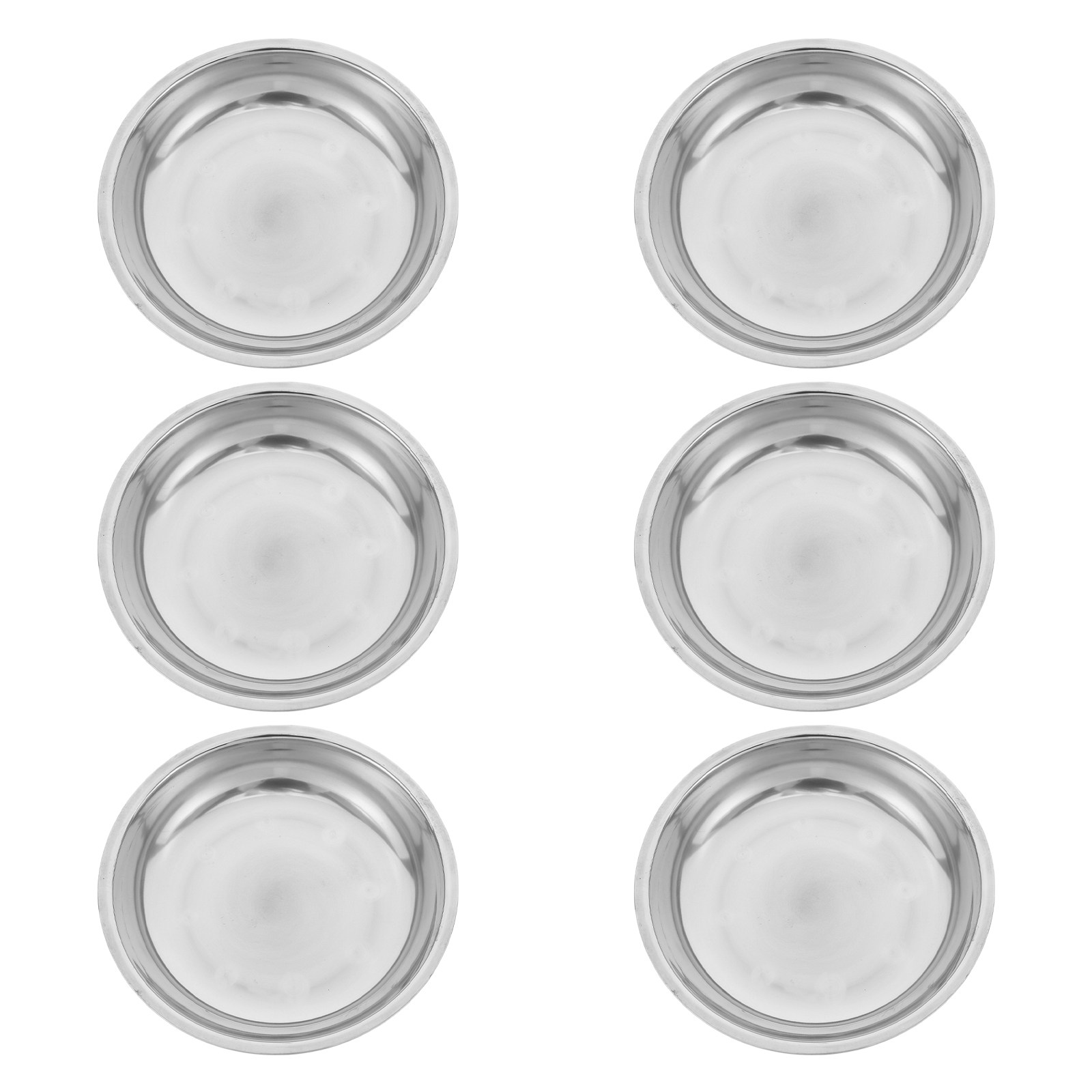 Camping Cooking Kitchen - 6Pcs High Quality Stainless Steel Round