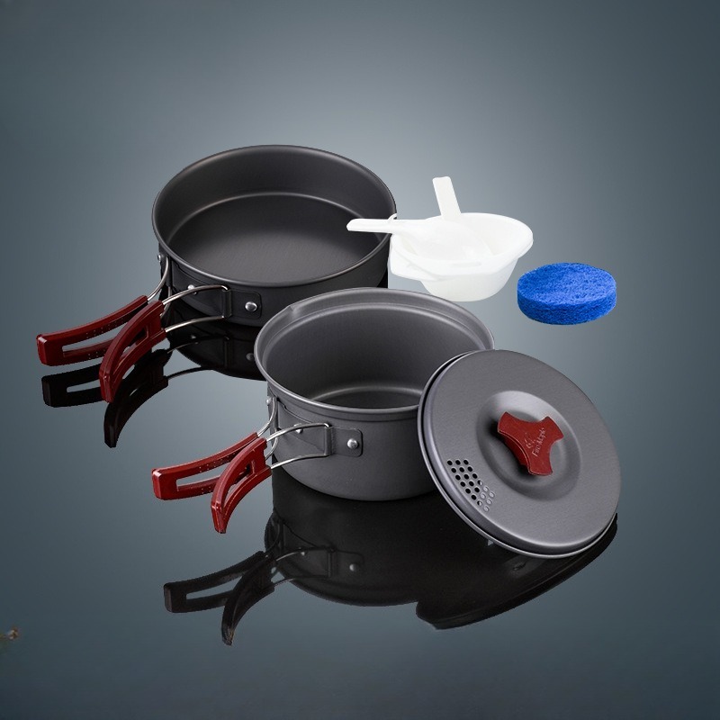 Economy Outdoor Pot Set Portab - Camping Cooking Utensil Set 评论和价格