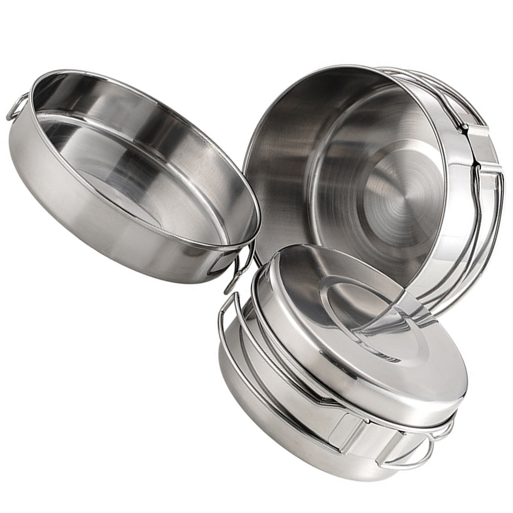 1Set Outdoor Stainless Steel C - Camping Cooking Set Lightweight 评论和价格