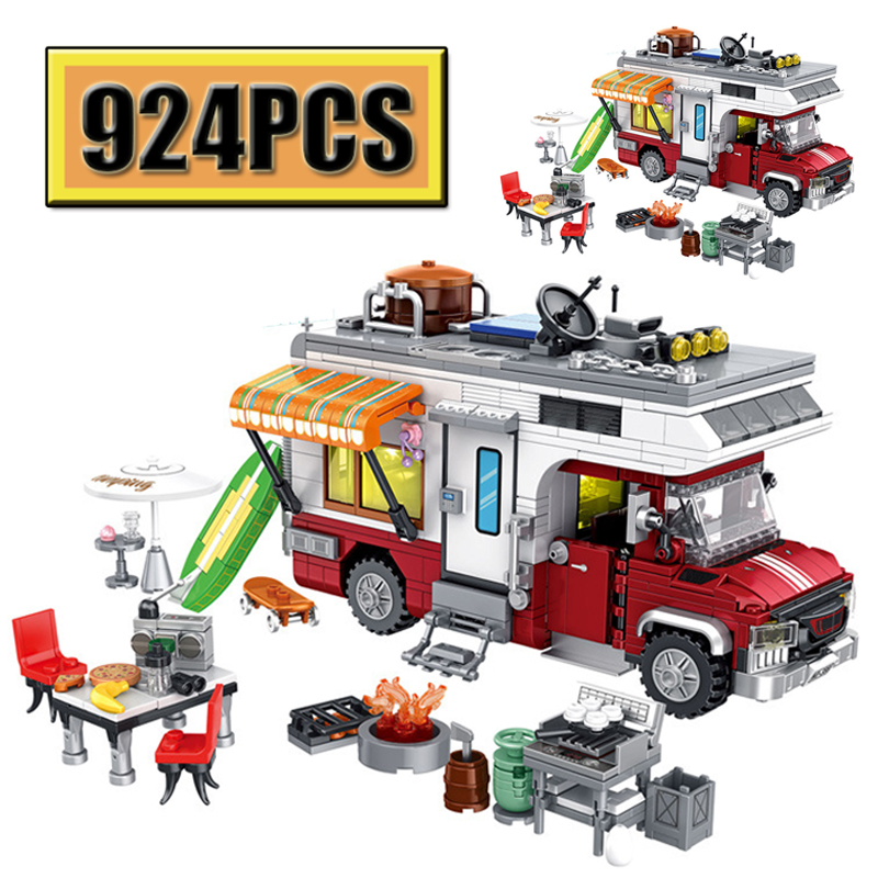 MOC 924PCS City Series Camping - Camping Cooking Gifts 评论和价格