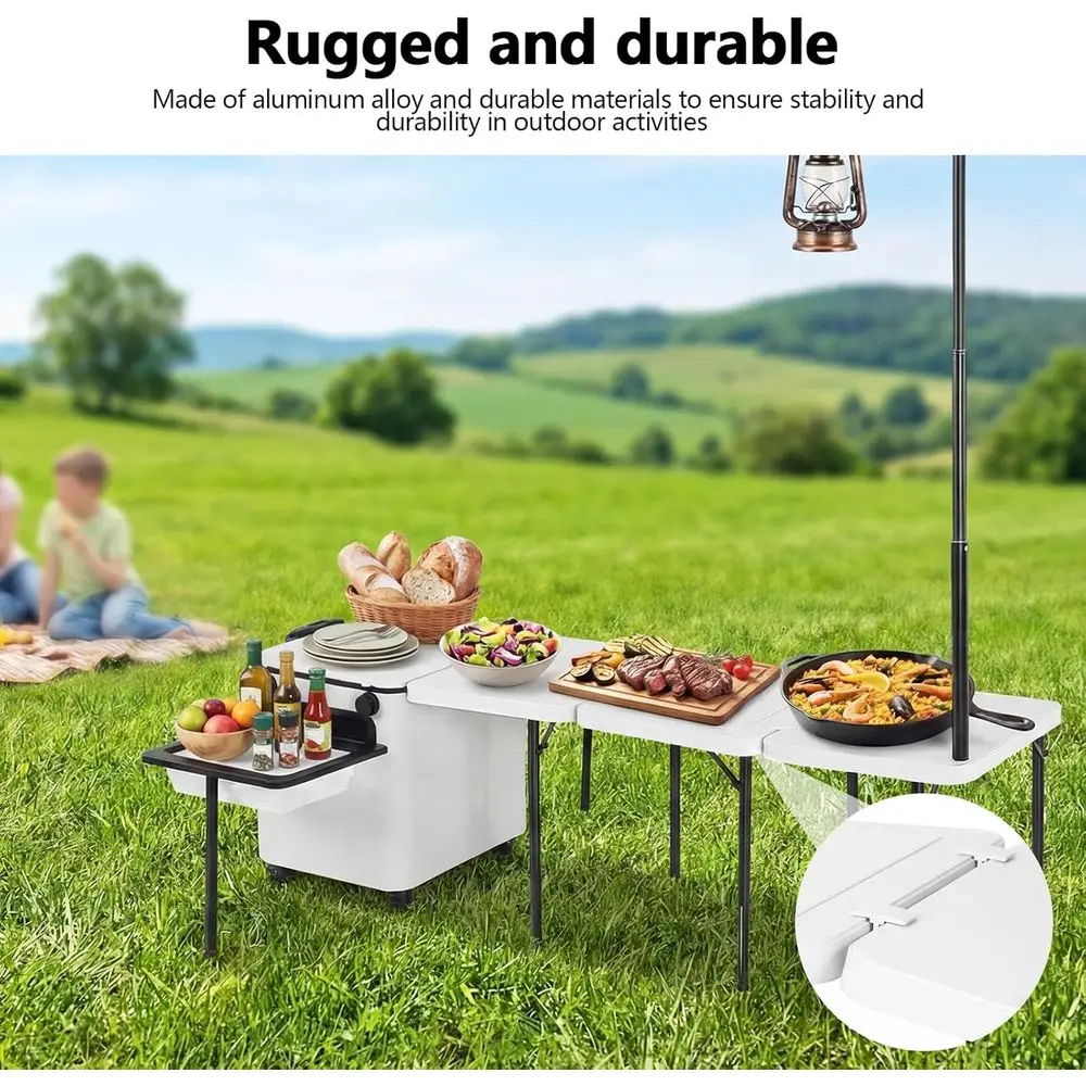 Portable Folding Camping Kitch - Camping Cooking Kitchen 评论和价格