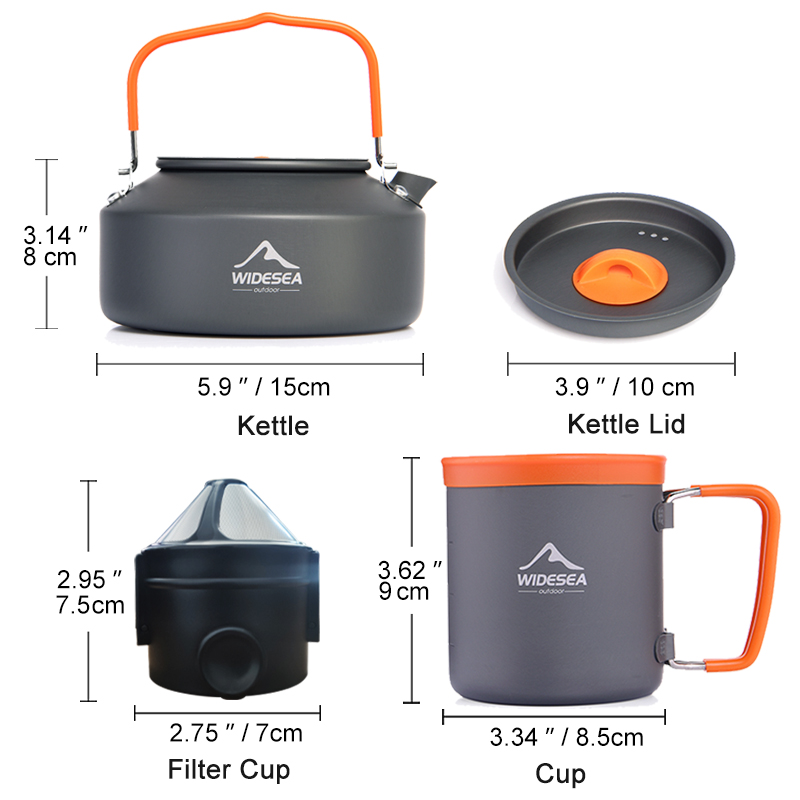 Widesea Camping Coffee Cookwar - Camping Cooking Cup 评论和价格