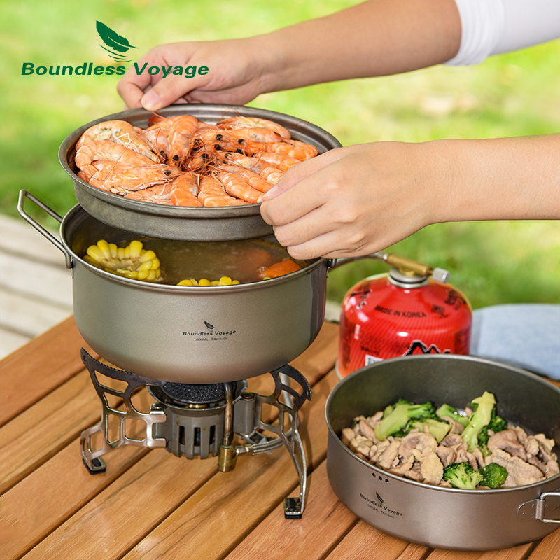 Boundless Voyage Titanium Stea - Camping Cooking Rice 评论和价格