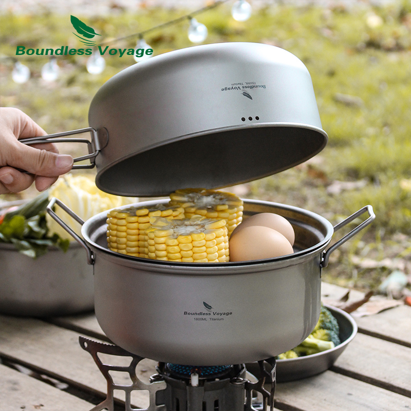 Boundless Voyage Titanium Stea - Camping Cooking Rice 评论和价格