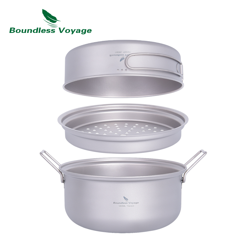 Boundless Voyage Titanium Stea - Camping Cooking Rice 评论和价格