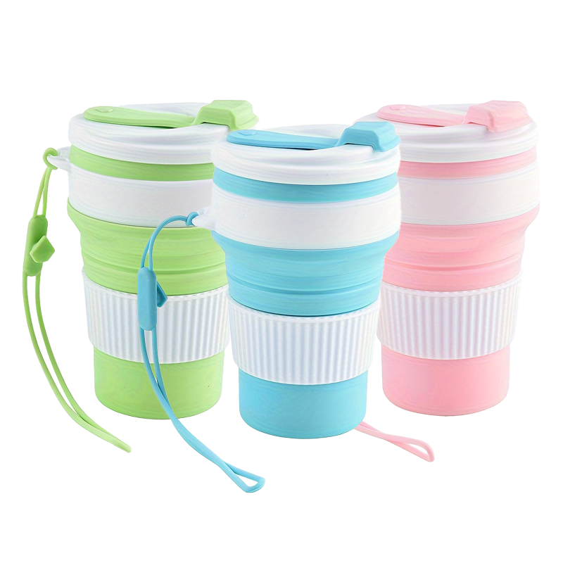 Collapsible Silicone Travel Cu - Camping Cooking Mug 评论和价格
