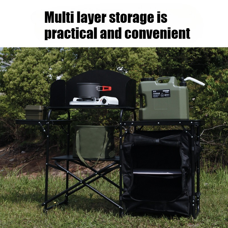 Portable Camping Folding Stora - Camping Cooking Bench 评论和价格