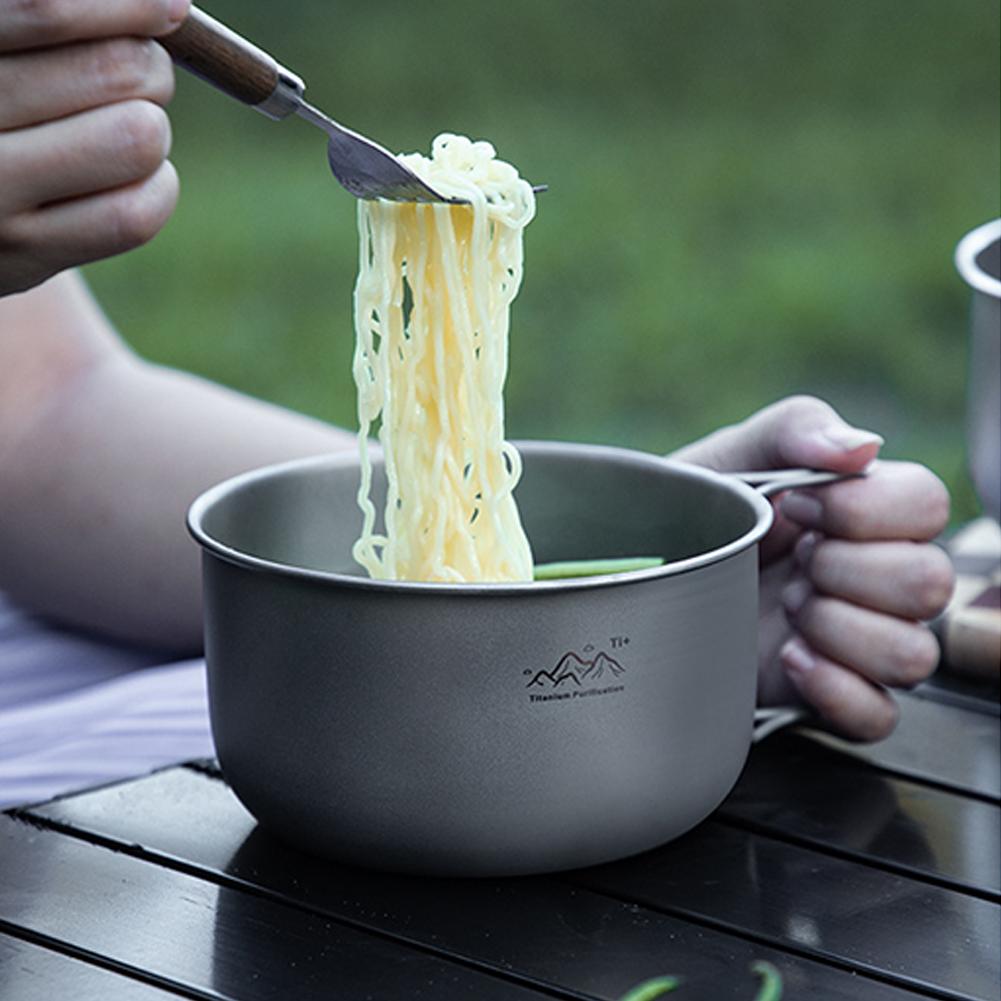 Ultralight Titanium Camping Po - Camping Cooking Pot Stainless Steel 评论和价格