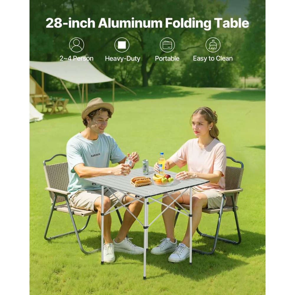 Portable Folding Camping Table - Camping Cooking Requirements 评论和价格