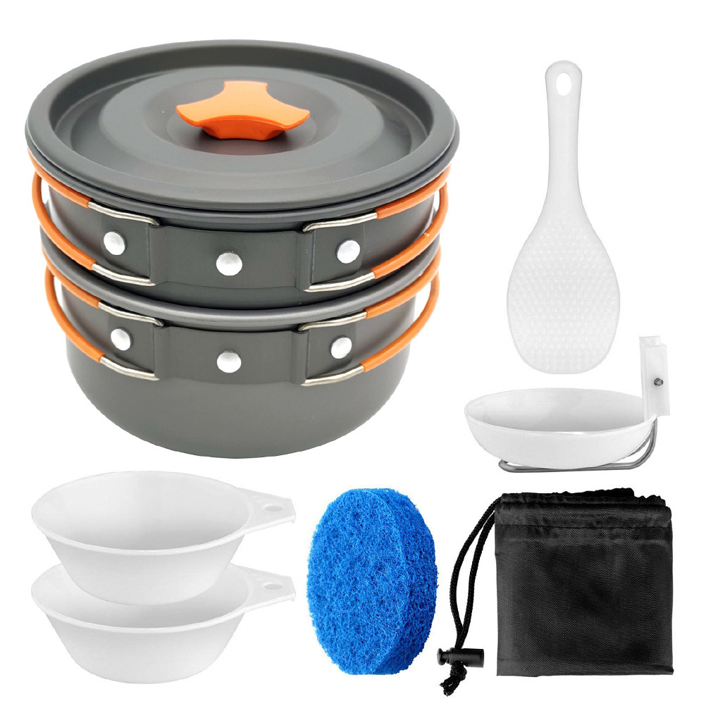 1Set Outdoor Cooking Set Porta - Camping Cooking Materials 评论和价格