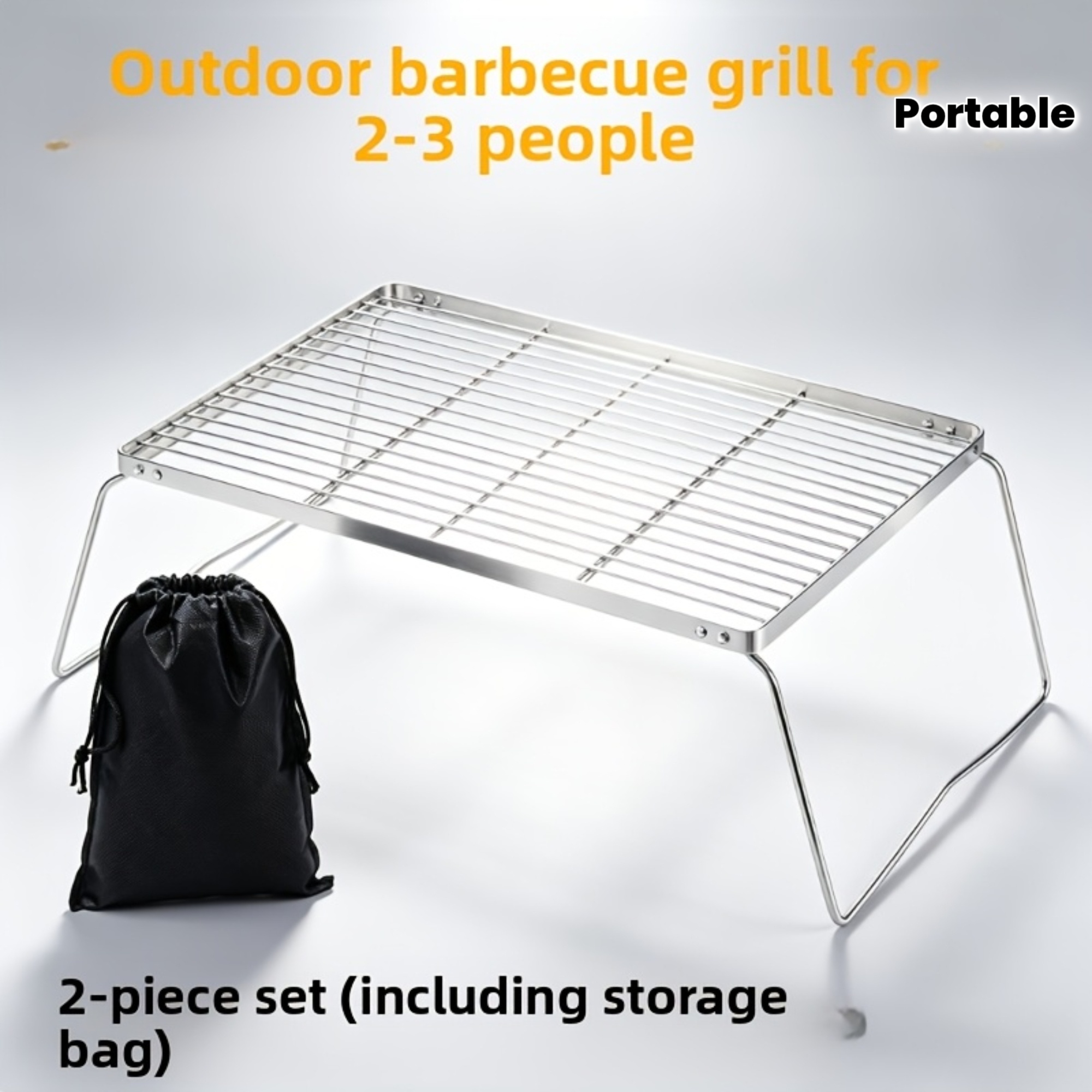 Portable Foldable Stainless Ca - Camping Cooking Set Lightweight 评论和价格