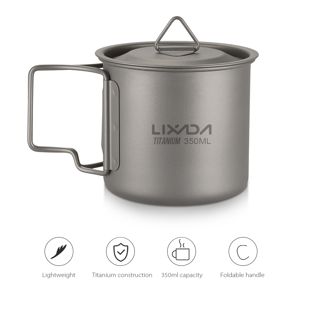 Ultralight Titanium Cup Outdoo - Camping Cooking Mug 评论和价格