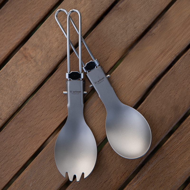 Tiartisan Titanium Spoon Spork - Camping Cooking Mug 评论和价格