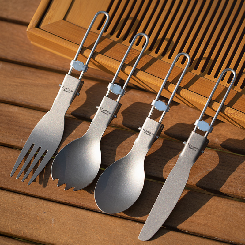 Tiartisan Titanium Spoon Spork - Camping Cooking Mug 评论和价格