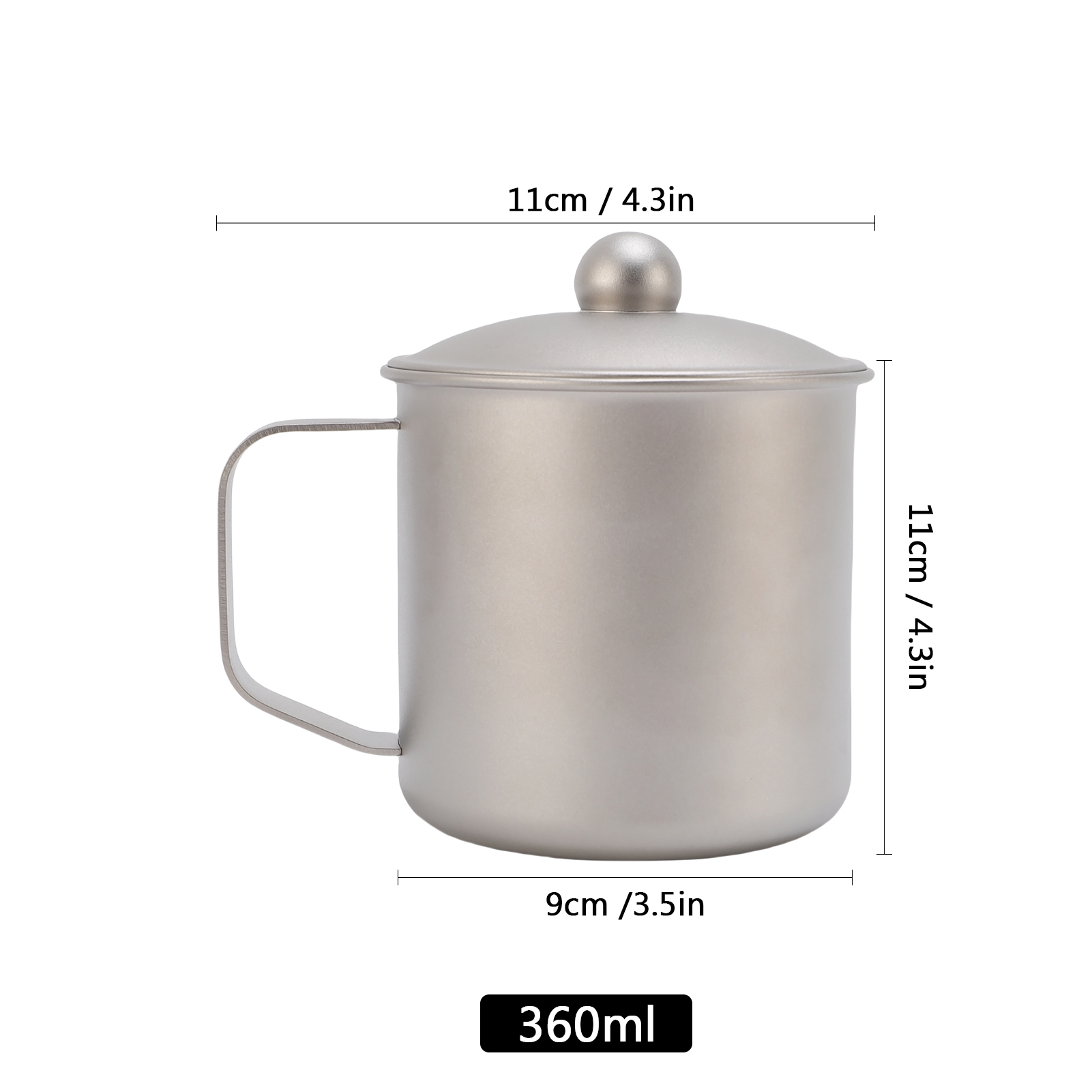 360ml Camping Cup Matte Pure T - Camping Cooking Cup 评论和价格