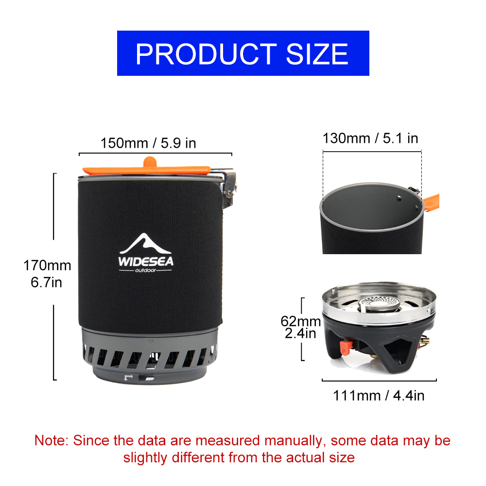Widesea Camping Cooking System - Camping Cooking Cup 评论和价格