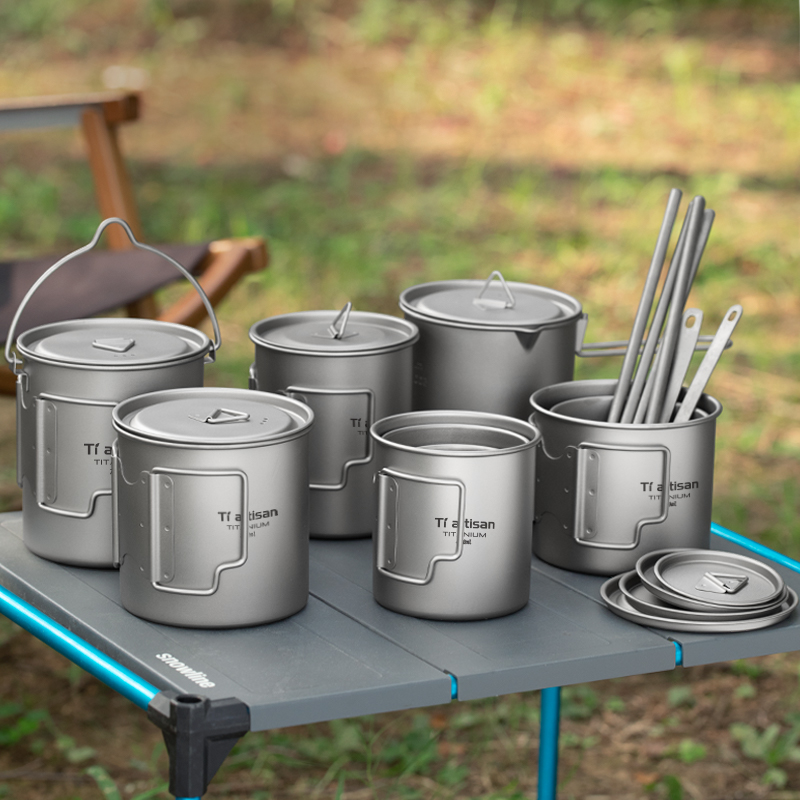 Tiartisan Outdoor Titanium Lig - Camping Cooking Cup 评论和价格