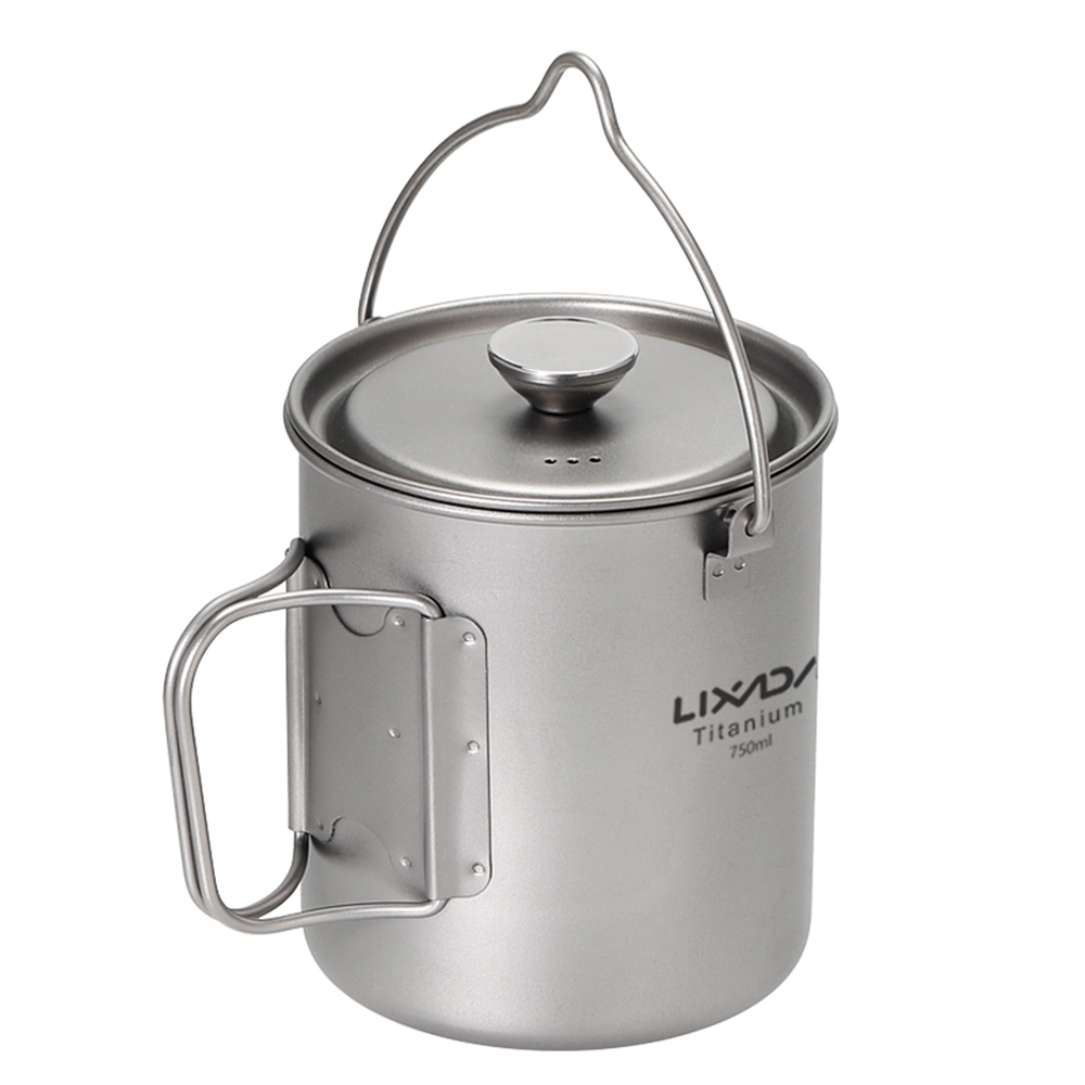Ti Coffee Cup Lixada 750ml Tit - Camping Cooking Cup 评论和价格