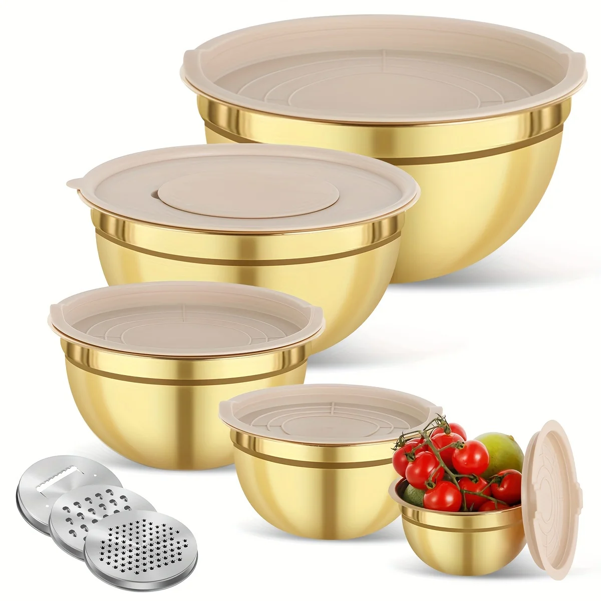 10-piece gold stainless steel  - Camping Cooking Tool Set 评论和价格