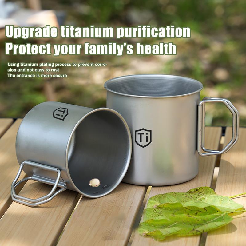 /KQM/Steel Coffee Mug Cup With - Camping Cooking Mug 评论和价格
