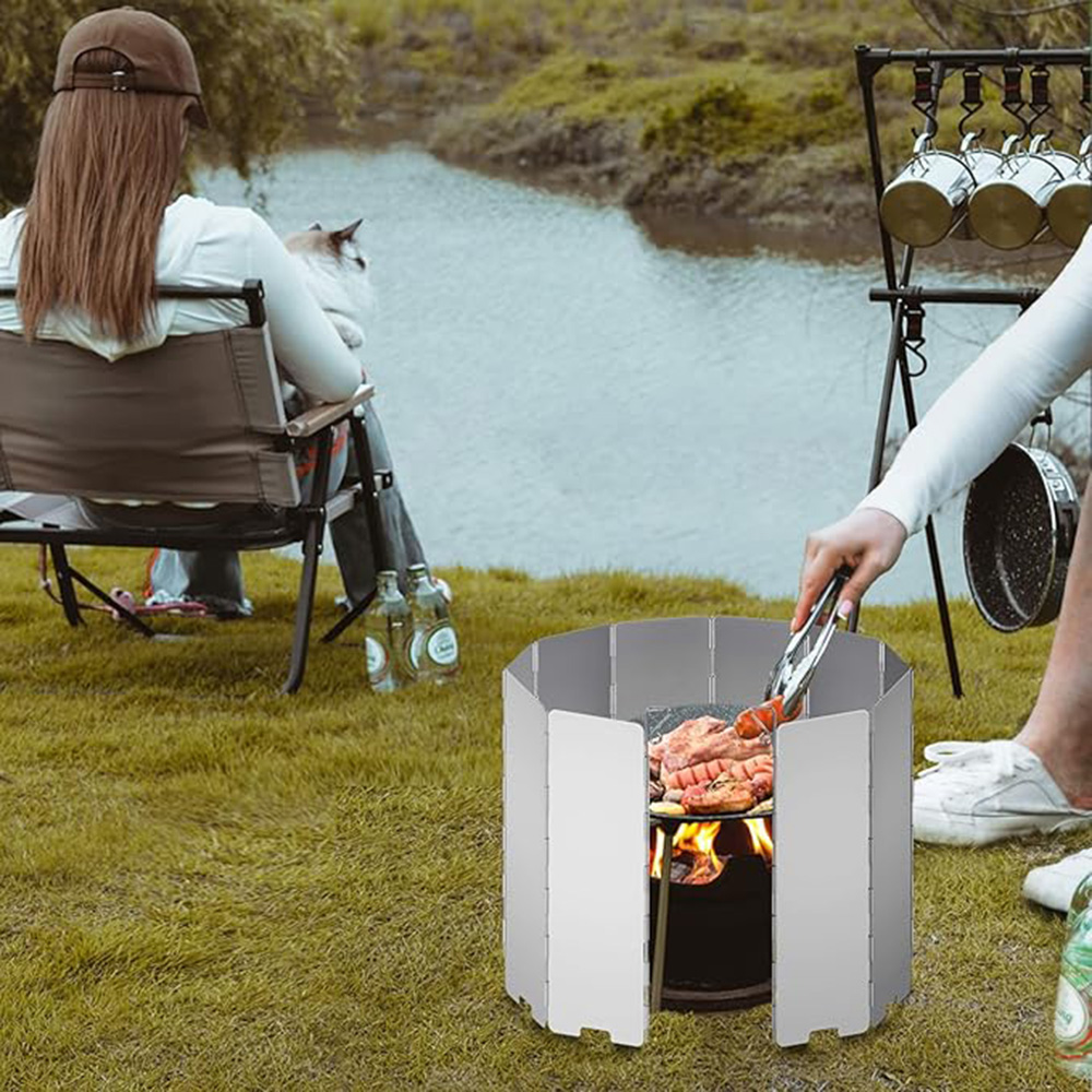 8/9/10/12/14/16 Plates Folding - Camping Cooking Set Lightweight 评论和价格