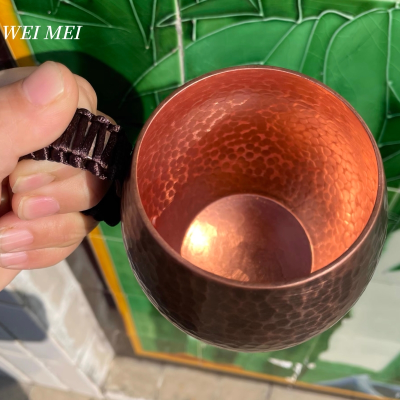 Vintage Pure Copper Coffee Mug - Camping Cooking Mug 评论和价格