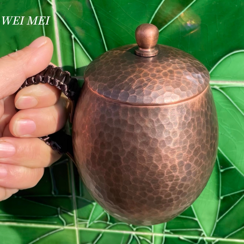 Vintage Pure Copper Coffee Mug - Camping Cooking Mug 评论和价格