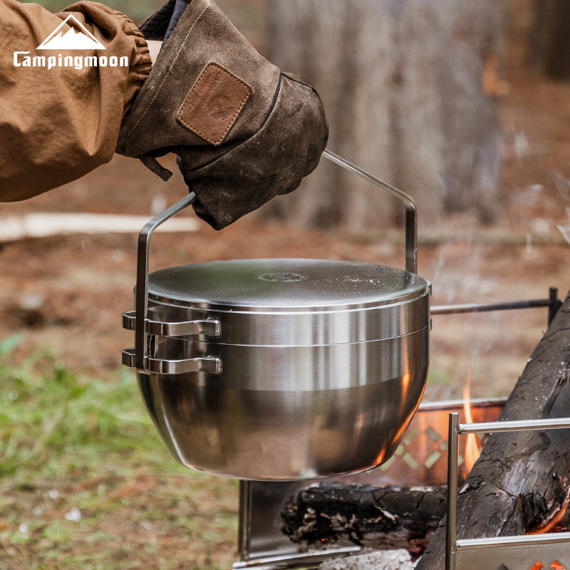 Multi-Purpose Camping Pot - 30 - Camping Cooking Pot Stainless Steel 评论和价格