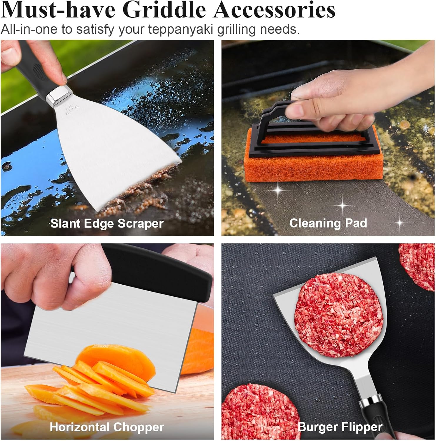27Pcs Flat Top Griddle Accesso - Camping Cooking Gifts 评论和价格