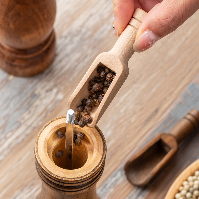 2/5PCS Wooden Coffee Scoop Set - Camping Cooking Tool Set 评论和价格