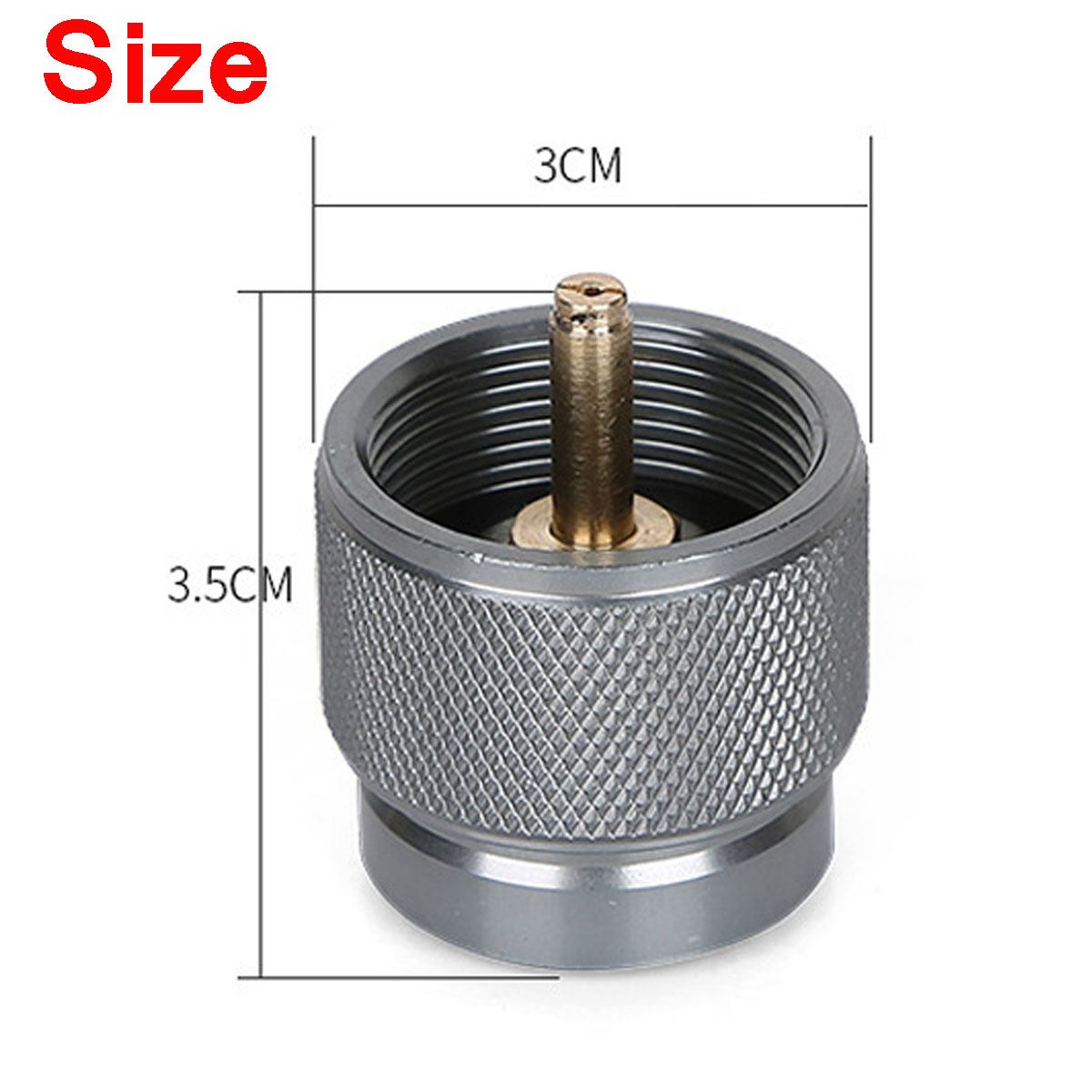 1/2Pc Gas Stove Refill Adapter - Camping Cooking Canister 评论和价格
