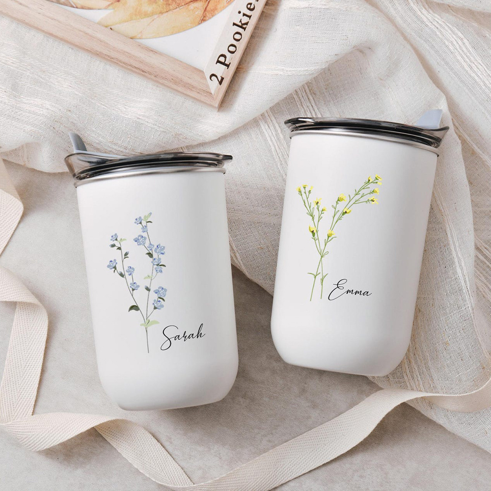 Custom Name Red Wildflower Sta - Camping Cooking Mug 评论和价格