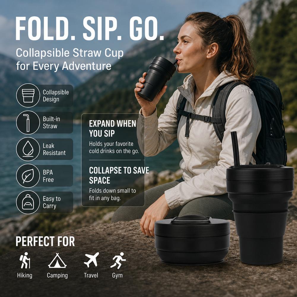 Collapsible Silicone Coffee Cu - Camping Cooking Mug 评论和价格