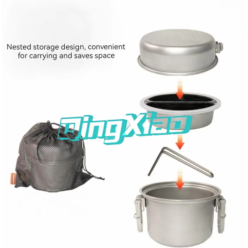 Outdoor 304 Stainless Steel Mu - Camping Cooking Rice 评论和价格