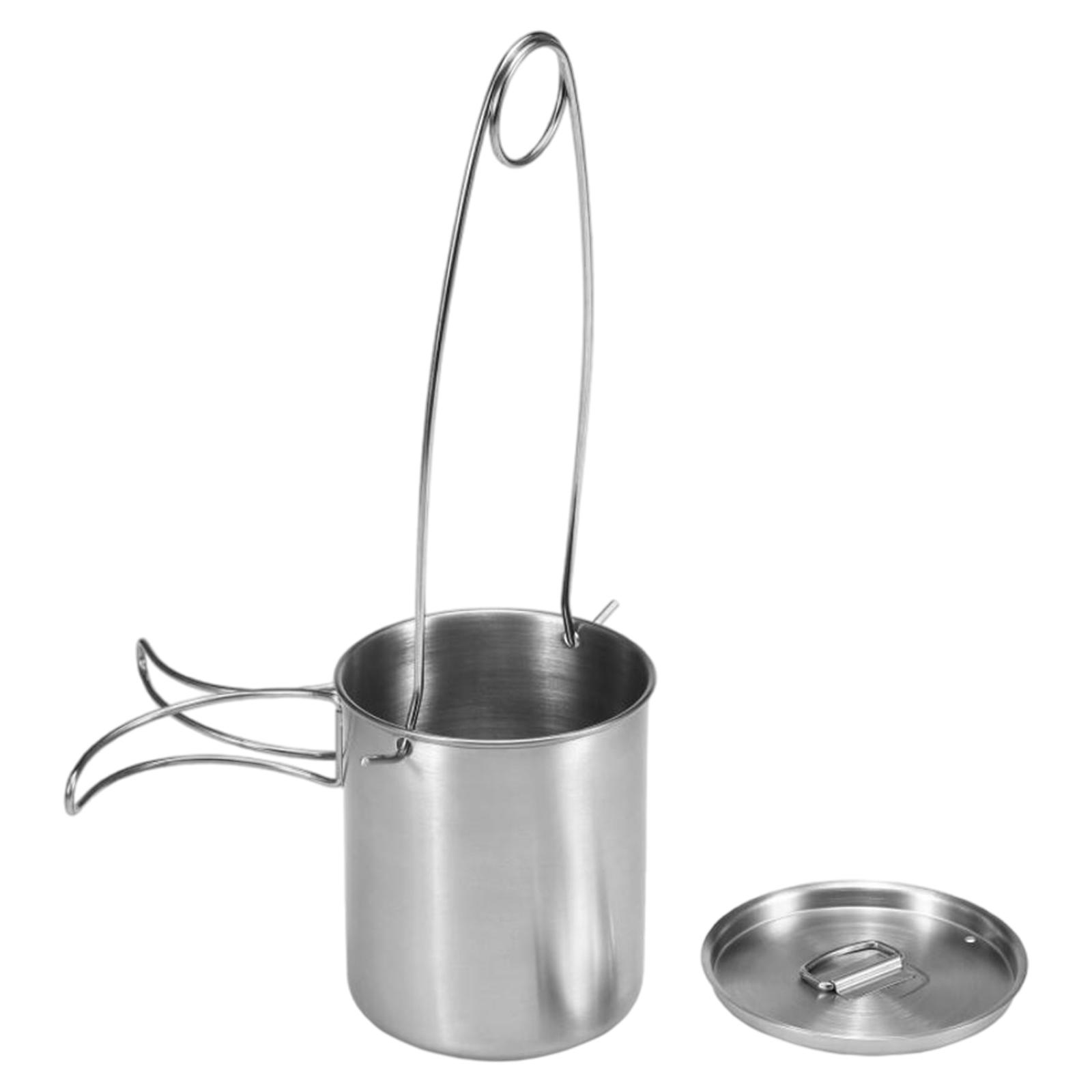 Portable Camping Cups Mug Pot  - Camping Cooking Cup 评论和价格