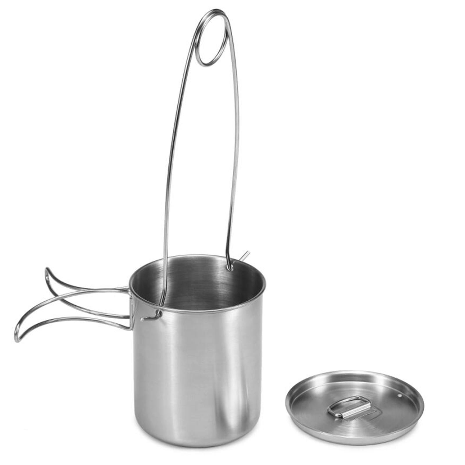 Portable Camping Cups Mug Pot  - Camping Cooking Cup 评论和价格