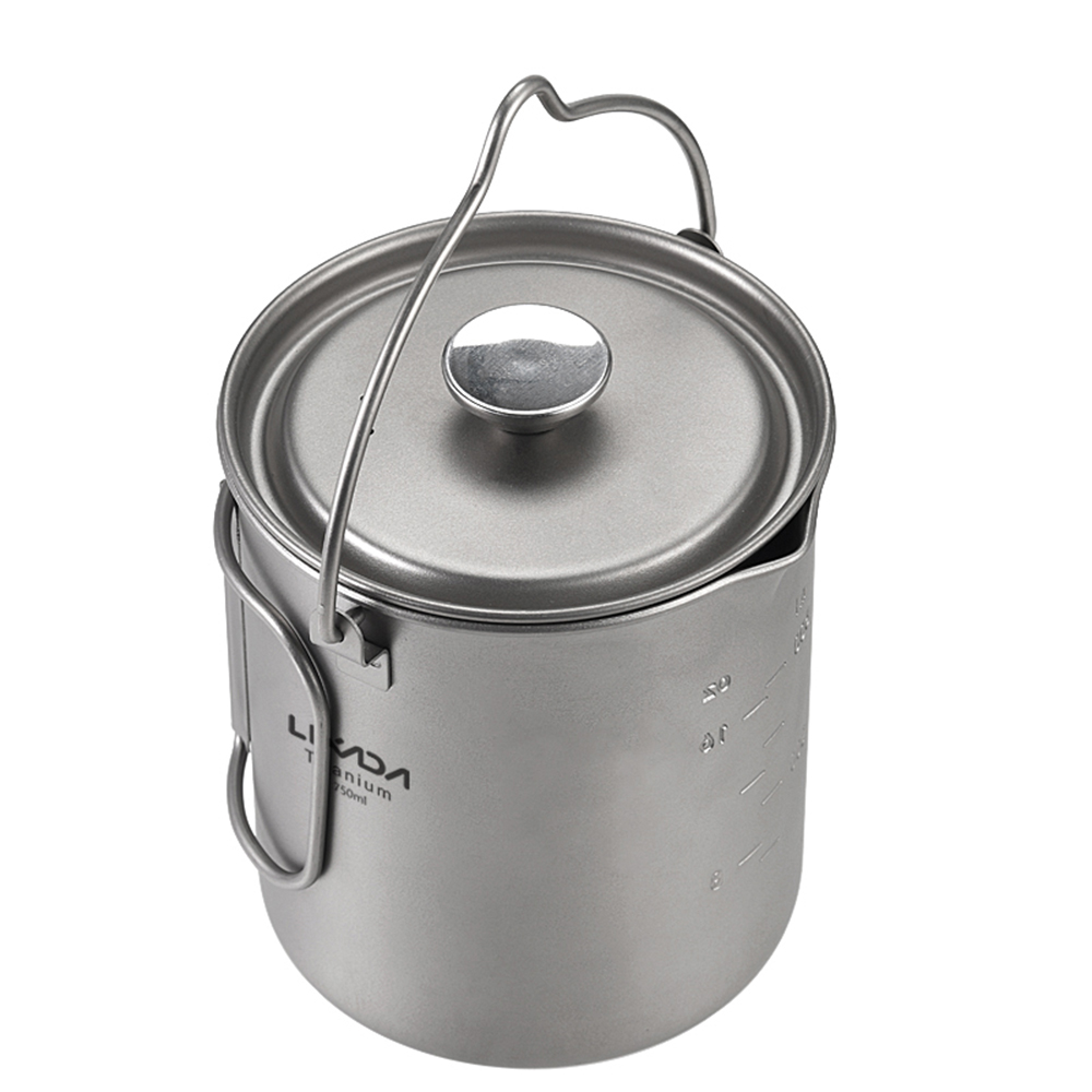 Lixada 750ml Titanium Coffee C - Camping Cooking Cup 评论和价格