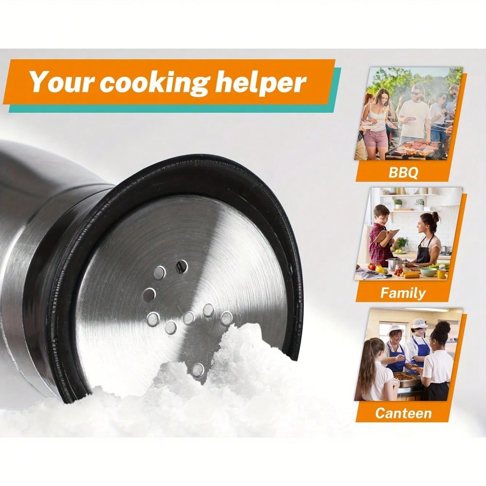 1 Salt/Pepper Shaker 4 Oz Glas - Camping Cooking Gifts 评论和价格
