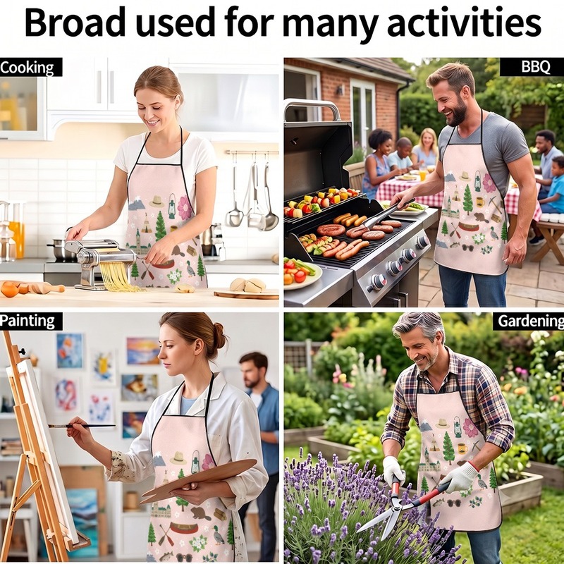 1PC【Apron】2DFlat effect，Printe - Japan Camping Cooking 评论和价格