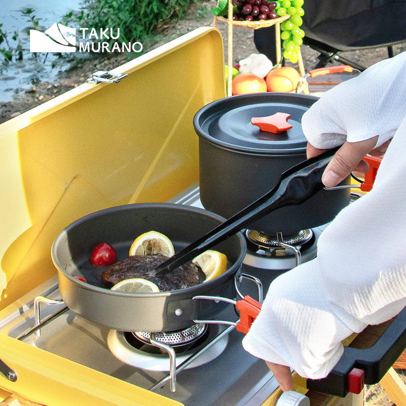 Camping Cookware Set Outdoor C - Camping Cooking Rice 评论和价格