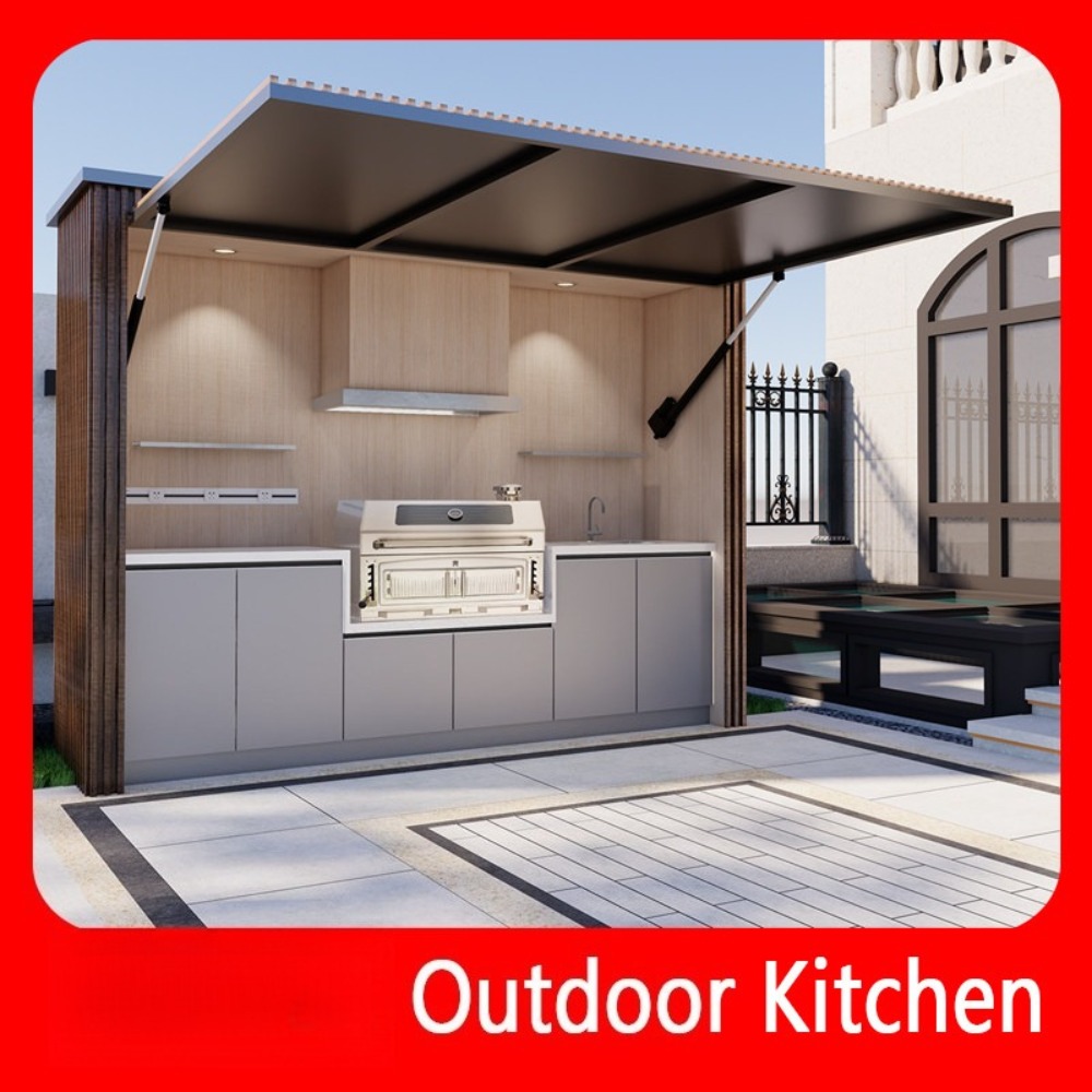 #Mobile Outdoor Kitchen Island - Camping Cooking Dining Set 评论和价格