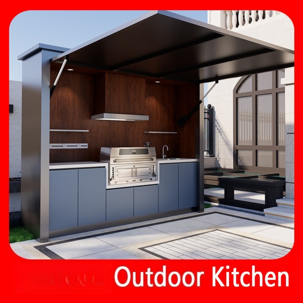 #Mobile Outdoor Kitchen Island - Camping Cooking Dining Set 评论和价格