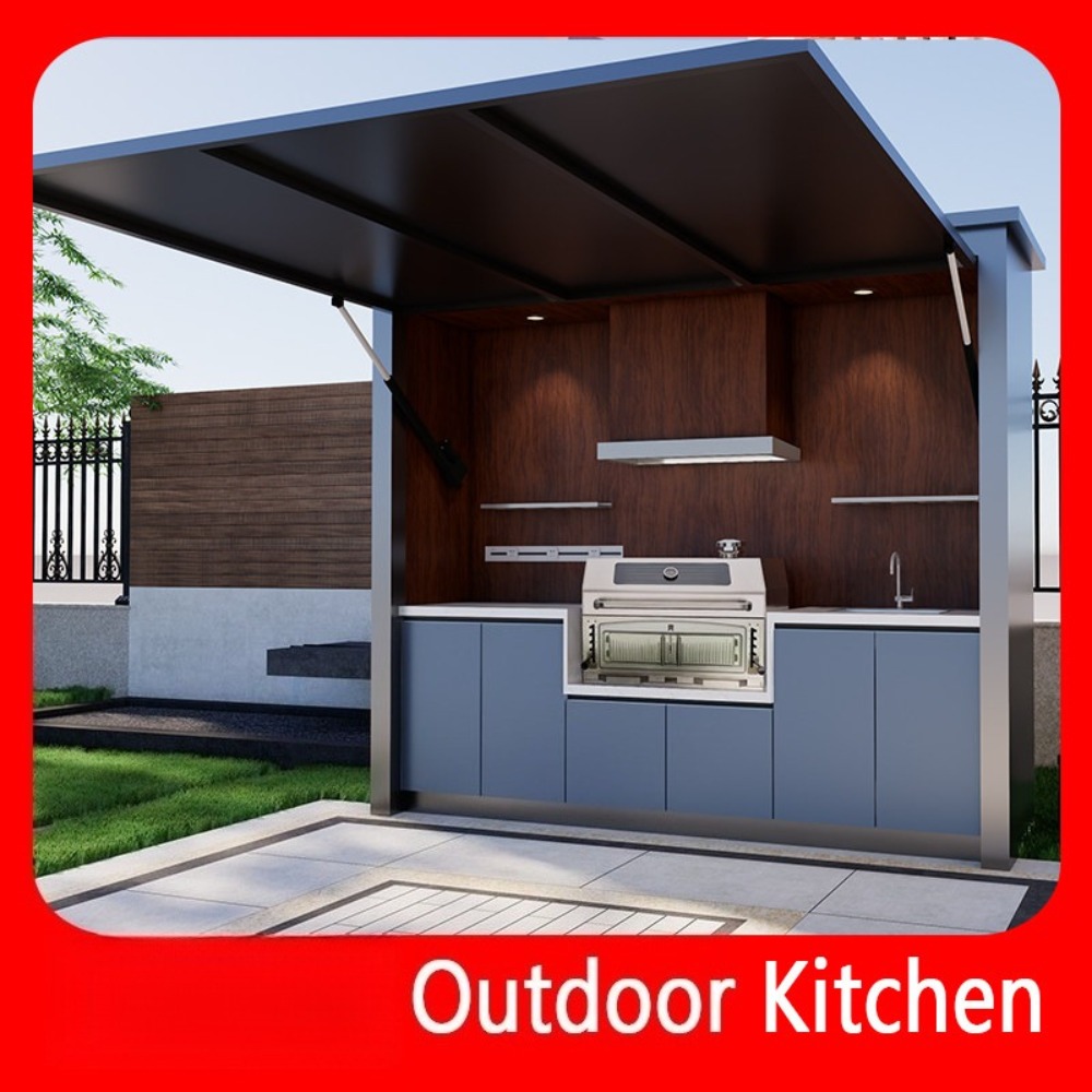 #Mobile Outdoor Kitchen Island - Camping Cooking Dining Set 评论和价格