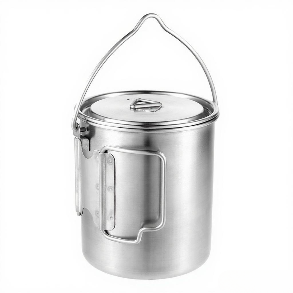 750ml Stainless Steel Pot Port - Camping Cooking Cup 评论和价格
